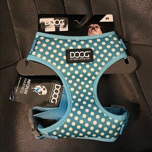 NWT Doog Blue and White Medium Dog Harness